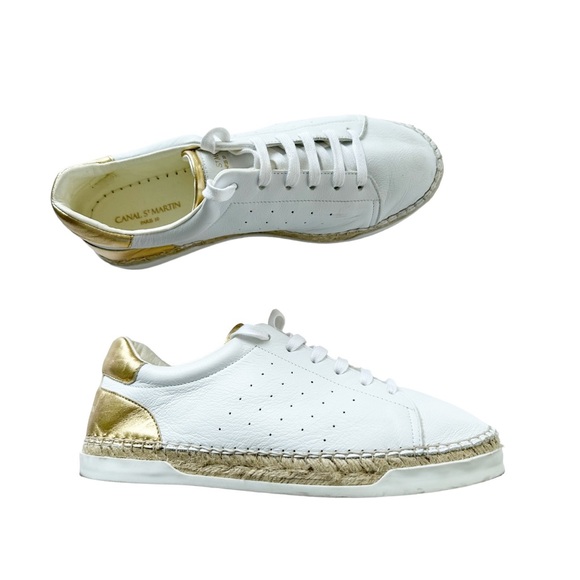 Canal St. Martin • Leather Eapadrille Sneakers - Picture 4 of 14